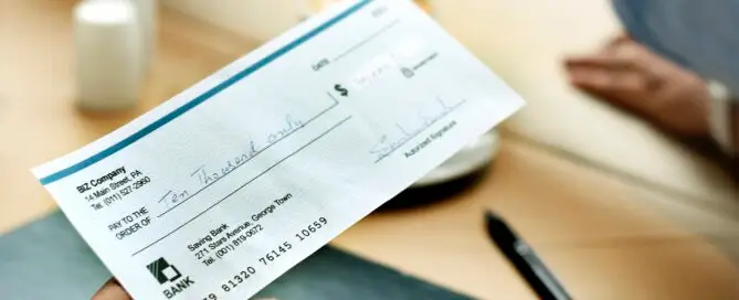 cheque gouvernement